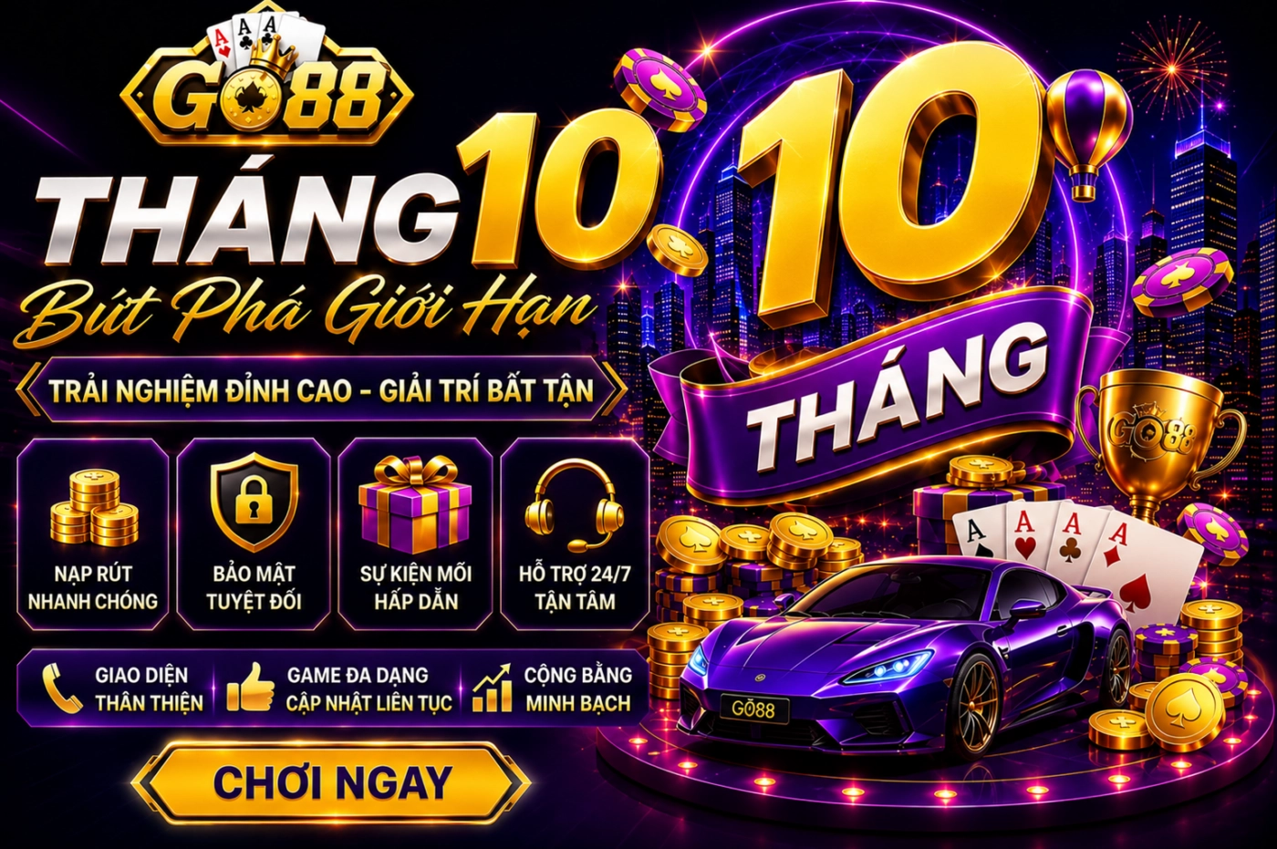 Banner go88 new Tháng 10
